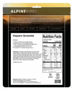 AlpineAire Vaquero Scramble -PineTrail Store alpineaire vaquero scramble 2