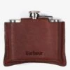Barbour Men's 4oz Hinged Hipflask