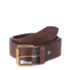 Barbour M's Contrast Leather Belt