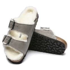 Birkenstock Arizona Shearling Suede Leather -PineTrail Store birkenstock arizona shearling suede leather 4