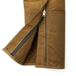 Filson Men's Husky Double Tin Cloth Chaps With Zipper -PineTrail Store filson mens husky double tin cloth chaps with zipp 2
