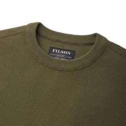 Filson Men's Waffle Knit Thermal Crewneck -PineTrail Store filson mens waffle knit thermal crewneck 2