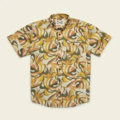 Howler Bros. Men's Mansfield Shirt : Monstera Mash