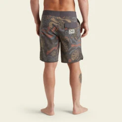 Howler Bros. Men's Stretch Bruja Boardshorts : Molecular Movements -PineTrail Store howler bros mens stretch bruja boardshorts molecul 2