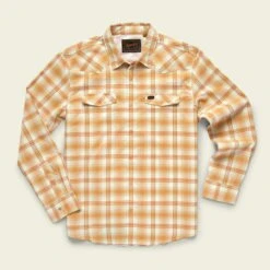 Howler Bros. M's H Bar B Tech Longsleeve : Leon Plaid
