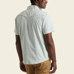 Howler Bros. M's Open Country Tech Shirt : Pecos Stripe -PineTrail Store howler bros ms open country tech shirt pecos strip 2