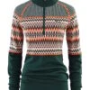 Kari Traa Women's Silja Wool Half-Zip Baselayer -PineTrail Store kari traa womens silja wool half zip baselayer