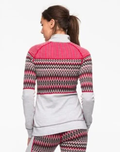 Kari Traa Women's Silja Wool Half-Zip Baselayer -PineTrail Store kari traa womens silja wool half zip baselayer 3