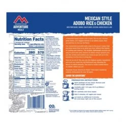 Mountain House Foods Mexican Ckn W/Rice -PineTrail Store mountain house foods mexican ckn w rice 1