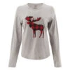 Old Ranch Women's Moose Pajama Top