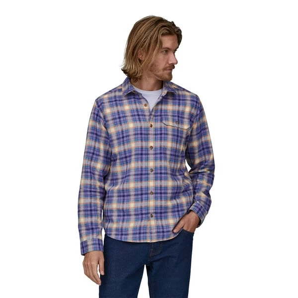 Patagonia Men's Long-Sleeved Cotton In Conversion Lightweight Fjord Flannel Shirt 5 Patagonia Men's Long-Sleeved Cotton In Conversion Lightweight Fjord Flannel Shirt - Image 3