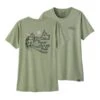 Patagonia Women's Capilene Cool Daily Graphic Shirt - Lands -PineTrail Store patagonia womens capilene cool daily graphic shirt