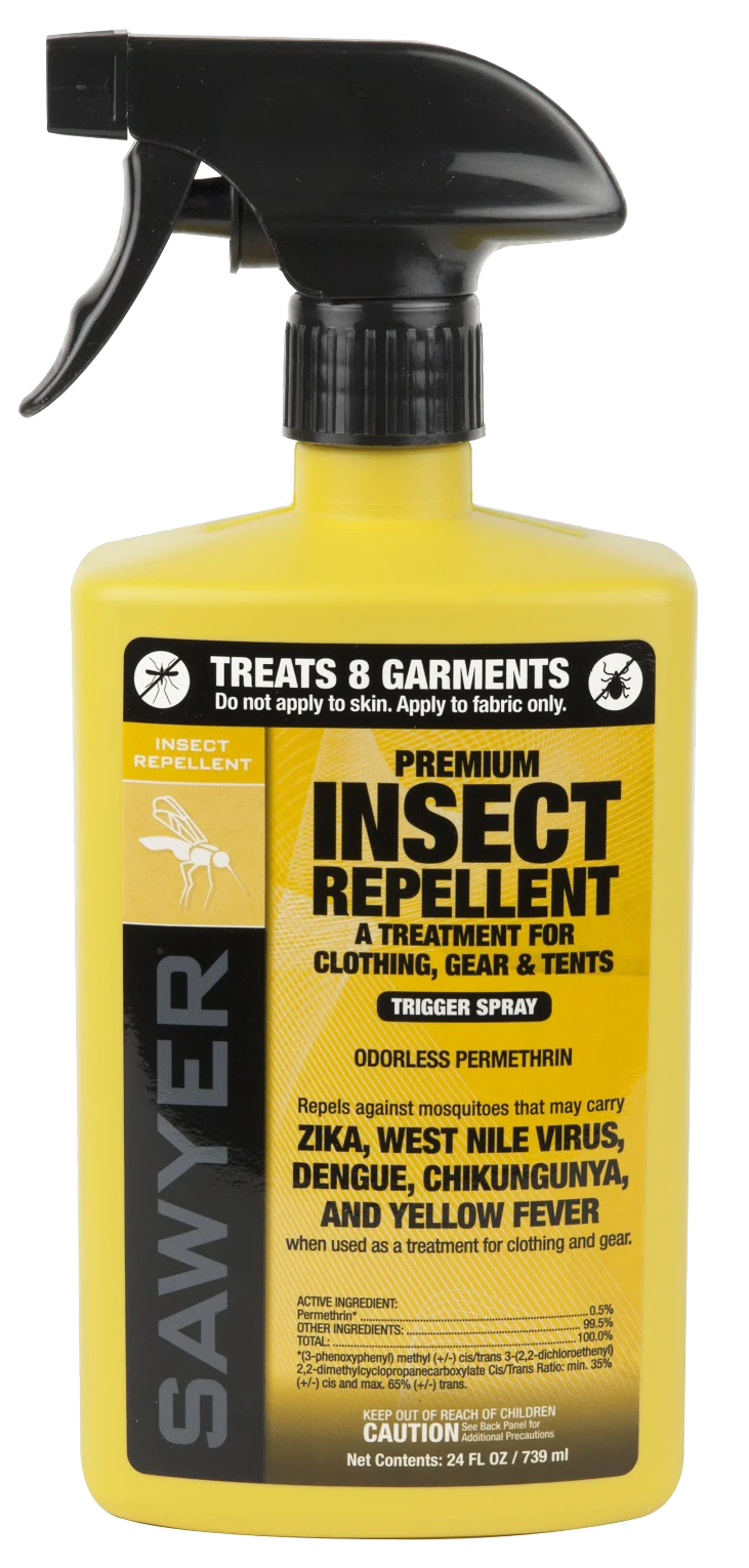 Permethrin Insect Repellant Treatment For Clothing/Gear - 24 Oz. 3 Permethrin Insect Repellant Treatment For Clothing/Gear - 24 Oz.