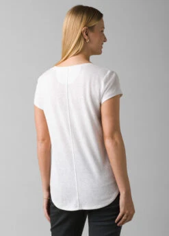 PrAna Women's Cozy Up Scoop Neck Tee -PineTrail Store prana womens cozy up scoop neck tee 2