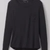 PrAna Women's Foundation Long Sleeve Crew -PineTrail Store prana womens foundation long sleeve crew