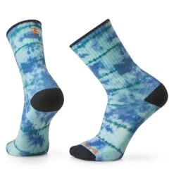 Smartwool Athletic Tie Dye Print Crew Socks