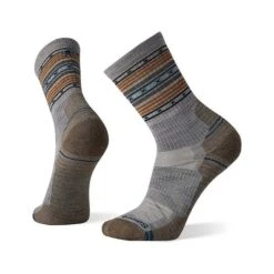 Smartwool Performance Hike Light Cushion Spiked Stripe Crew -PineTrail Store smartwool performance hike light cushion spiked st 1