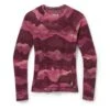 Smartwool Women's Classic Thermal Merino Base Layer Pattern Crew -PineTrail Store smartwool womens classic thermal merino base layer