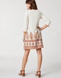 Spartina Island Fringe 3/4 Sleeve Dress -PineTrail Store spartina island fringe 3 4 sleeve dress 1