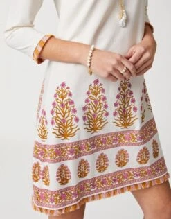 Spartina Island Fringe 3/4 Sleeve Dress -PineTrail Store spartina island fringe 3 4 sleeve dress 2