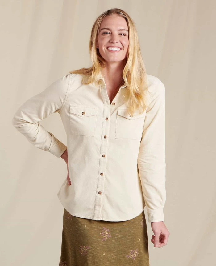 Toad & Co Women's Scouter Cord Long Sleeve Shirt 4 Toad & Co Women's Scouter Cord Long Sleeve Shirt - Image 2