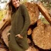 Toad & Co Women's Whidbey Hooded Sweater Dress -PineTrail Store toad co womens whidbey hooded sweater dress