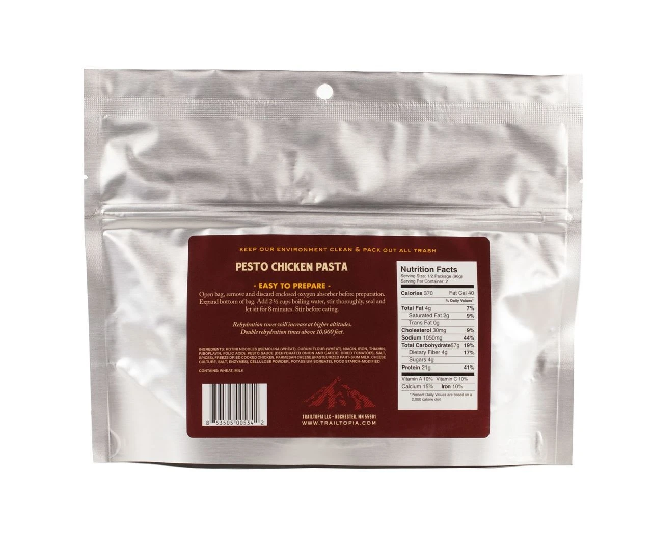 Trailtopia Pesto Chicken Pasta 4 Trailtopia Pesto Chicken Pasta - Image 2