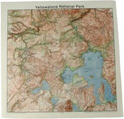 Yellowstone Topo Bandana